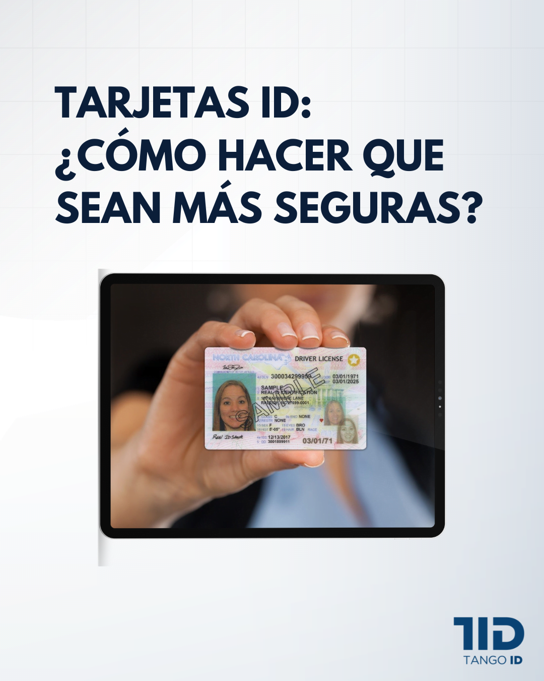 TARJETAS ID ¿CÓMO HACER QUE SEAN MÁS SEGURAS? TangoID 